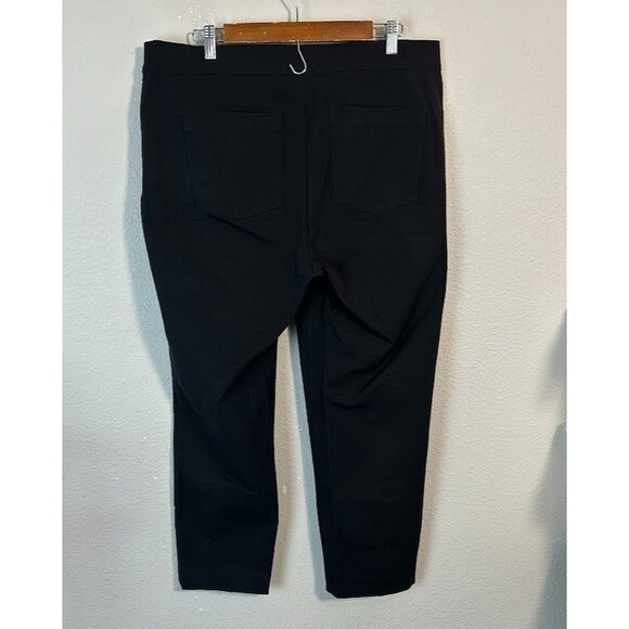Spanx On The Go Ankle Slim Straight Pant Womens XL Black High Rise Stretch Shape - Picture 3 of 7